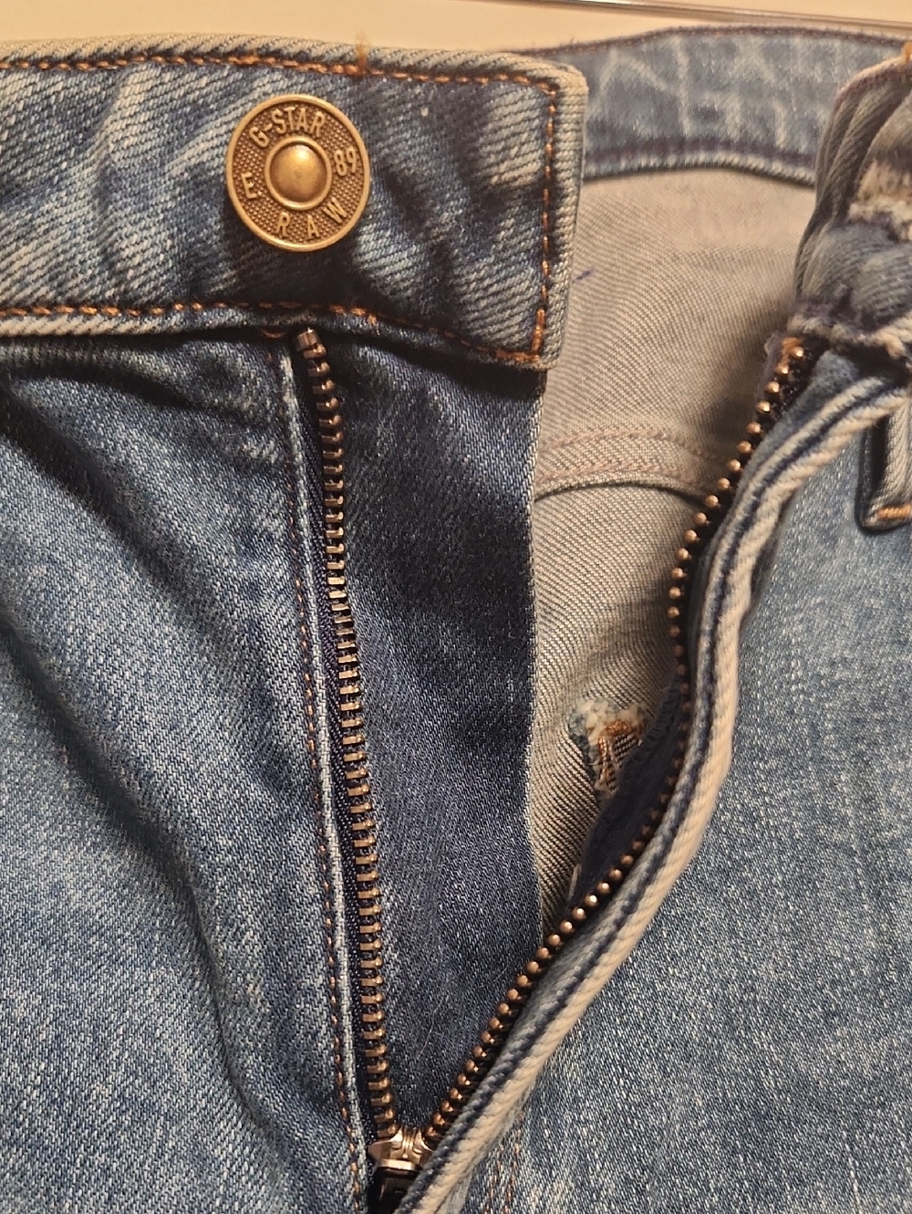 G-Star Raw Arc 3D Low Boyfriend WMN Tapeted Leg Blue Washed Jeans Size W33-L32 - Picture 7 of 13